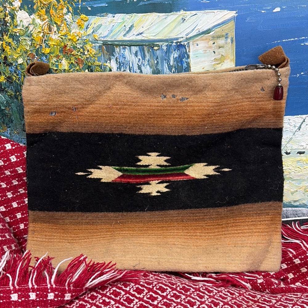 Southwestern Style Woven Tote Bag
A-10